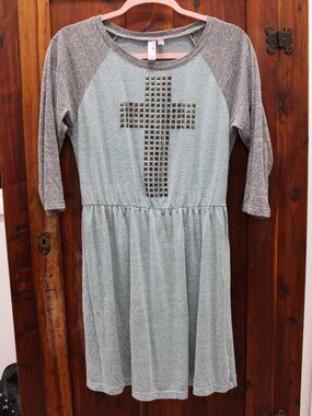 Dolled Up by F.A.N.G dress with a studded cross Medium